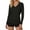 *Black, variant on Women's UPF 50+ V-Neck Long Sleeve Sun Shirt,Quick Dry Stretchy Athletic Top For Women,Ladies Lightweight Breathable Tee with Pockets,Blue,S-3XL