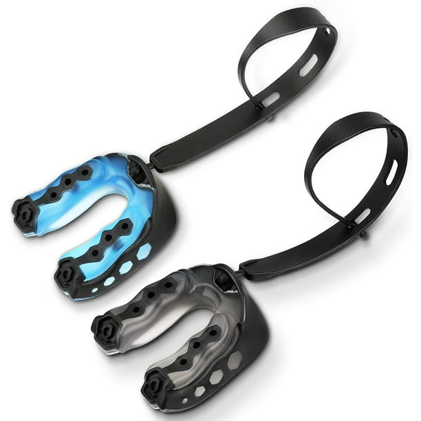Football Mouth Guard with Strap, Upgrade Soft Youth Mouth Guard
