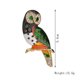 thumbnail image 3 of Fashion Cartoon Brooch Simple Alloy Owl Shaped Enamel Pin Dripping Oil Badge Women Girls Shirt Backpack Boutonnieres, 3 of 4