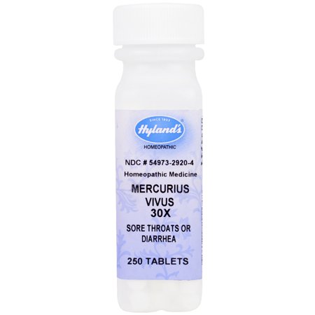 Hyland's Mercurius Vivus 30x - 250 Tablets
