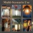 thumbnail image 7 of Solar Rechargeable Camping Lantern,6 Modes of Light Adjustment,2000mAh LED IPX4 Waterproof Protable Camping Light,Used for Emergency Lights for Home/Camp/Travle/Outdoor/Fishing/Hunting/Exploring, 7 of 7
