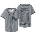 thumbnail image 1 of Hudson Westbrook Take Your Time Tour Merch Veste de Baseball Tee Unisexe Col en V Manches Courtes T-Shirts, Style 6,S, 1 of 6