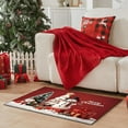 thumbnail image 4 of Lunxisen 3 Pcs Christmas Kitchen Rug and Mat Set Winter Welcome Absorbent Anti Fatigue Winter Bathroom Mat Non Slip Washable Rug for Xmas Party Decor, 4 of 9