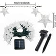 thumbnail image 4 of LED String Lights Solaire String Lights Extérieur DS Solaire Star String Lights Solaire Lights 8 Modes Festival Lighting Waterproof Patio Lights-6.5M 30LED, 4 of 4