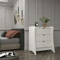 thumbnail image 2 of Manhattan Comfort Coney Mid-Century Modern 3-Drawer Dresser in White, 2 of 9