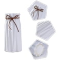 thumbnail image 3 of Juego de 1 florero de vidrio Rawiri, florero de vidrio transparente, florero decorativo para el hogar, dormitorio, oficina, ceremonia de boda, florero central de escritorio, 3 of 7