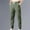 #Army Green, variant on DPTALR Men's Solid Color Elastic Waist Drawstring Cropped Pants with Pocket and Ankle Binding Casual Fashion Style, Gray Big and Tall Men XL
