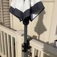 thumbnail image 2 of AMMSUN Heavy Duty Patio Umbrella Clamp Steel Holder for Square Balcony Rail Fence Outdoor Use,Black, 2 of 7