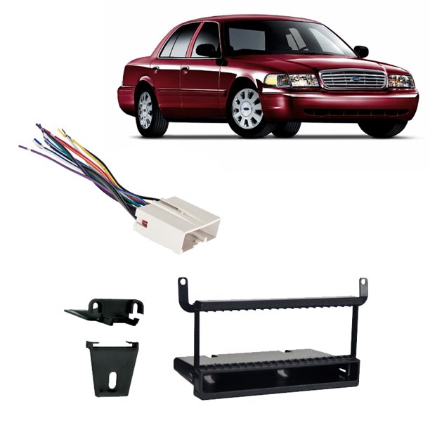 Fits Ford Crown Victoria 20032011 Single DIN Car Harness Radio Dash