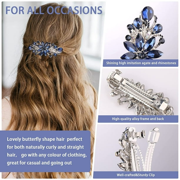 Metal spring 2024 hair clips