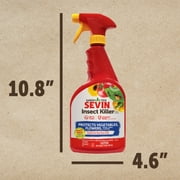Sevin Ready-to-Use Trigger Spray Insect Killer, 1 Qt. Bottle Liquid