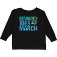 thumbnail image 3 of Inktastic Julius Caesar Ides of March Boys or Girls Long Sleeve Toddler T-Shirt, 3 of 5