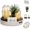 Gold, Burlywood, variant on Modern Rustic Candle Lantern Set of 5 (Candles are Not Included), Decorative Lanterns for Living Room Table Centerpieces Fireplace Mantle Modern Decor(Small,, Burlywood)