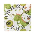 thumbnail image 5 of Dinosaur and Kiwi Wall Clock Square Silent Non Ticking Battery Operated Clock for Home Bathroom Kitchen Bedroom Living Room, 5 of 8