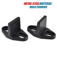 thumbnail image 2 of Homode Guía de Piso para Puerta de Granero, Paquete de 2 Guías Inferiores para Puerta Corredera, Montaje en Piso, Diseño Simple, Guía en Forma de T, Hardware de Metal Resistente, Negro Mate, 2 of 5