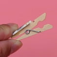 thumbnail image 4 of HTOOQ 10PCS Mini Photo Clips HTOOQ Wooden Craft Clothespins Animal Photo Pegs Holder Family Picture Collages Decoration Picture 6, 4 of 7