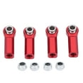 thumbnail image 2 of Rotule M4, 4 Pcs Embout de Tige de Liaison en Alliage Métal Filetage M4 CW 7mm Embout de Tige de Liaison Haute Résistance Embout de Tige de Liaison, Plug and Play, Support de Boule RC pour Modèle de Voiture 1/10, 2 of 7