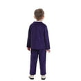 thumbnail image 4 of Ketyyh-chn99 Baby Boys Gentleman Suit Sets Baby Boys' 4-Piece Suit Set with Dress Shirt, Jacket, Pants, and Tie Set Purple,12-24 Months, 4 of 5