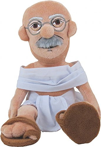 The Unemployed Philosophers Guild Mahatma Gandhi Little Thinker 11 Plush Doll for Kids and Adults