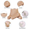 thumbnail image 4 of Reading Pillow Bedding Wedge Shredded Backrest Cushion with Arms, 4 of 7
