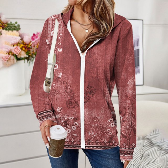 LOVZFMLL Vestes pour Femmes Longue Poche