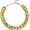 Yellow, variant on Rhinestone Gemstone Choker Collar Necklace for Women Sparkly Colorful Emerald Neck Chain Statement Necklace