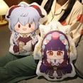 thumbnail image 4 of Genshin-juguetes de peluche de 45cm, almohada de dibujos animados Kawaii, Zhongli, Tartaglia, Xiao, Venti, Diluc, Kaeya, Paimon, Keli, 4 of 5
