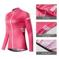thumbnail image 5 of Santic Cycling Jersey Women's Long Sleeve Tops Bike Jersey Bicycle Jacket Olivia, 5 of 6