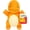 Charmander, variant on Pokemon Winking Pikachu 8-Inch Plush Stuffed Animal Toy - Officially Licensed