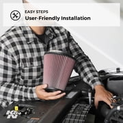 K&N Performance High-Flow Engine Air Filter: Washable, Multi-Layer Protection, Engineered to Boost Horsepower, E-2997