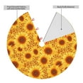thumbnail image 2 of Yiaed Vintage Leopard Print Sunflower Print Christmas Tree Skirt , Tree SkirtsTree Mat for Christmas Winter Holiday Indoor Decorations-48", 2 of 7