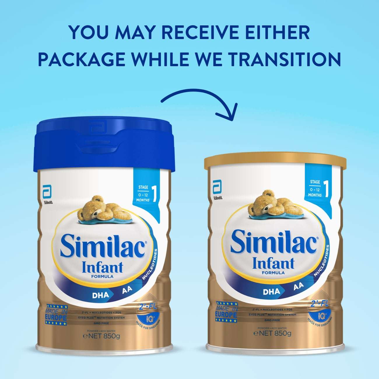 Similac Baby Formula Powder, Imported, with 2’-FL HMO, 850 g (29.9 oz) Can - image 2 of 4