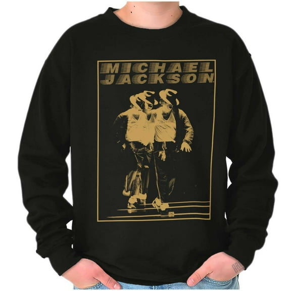 Michael Jackson Moonwalk Glitch Sweatshirt for Men or Women Brisco Brands S