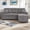Light Gray, variant on Shaiaield 71" Gray Couch with Pull out Bed,Small 3 Seater Couch with Storage,Small Sectional Sofa with Reversible Chaise,Modern L Shaped Sofa for Living Room