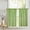 Green, variant on Cotton 1 Inch Wide Stripes Print Café Tier Curtains Window Treatment Kitchen Home Décor