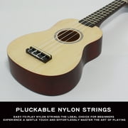 Likegreen 21 Inch Ukulele Beginning Kit for Beginner Kids Students with Accessories