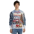 thumbnail image 4 of Santa is Coming Dachshund Merry Christmas Xmas Noel Truck Tree All Over Print 3D Sweatshirt Unisex Merch Wiener Dog Lover Gifts Idea - 02023, 4 of 6