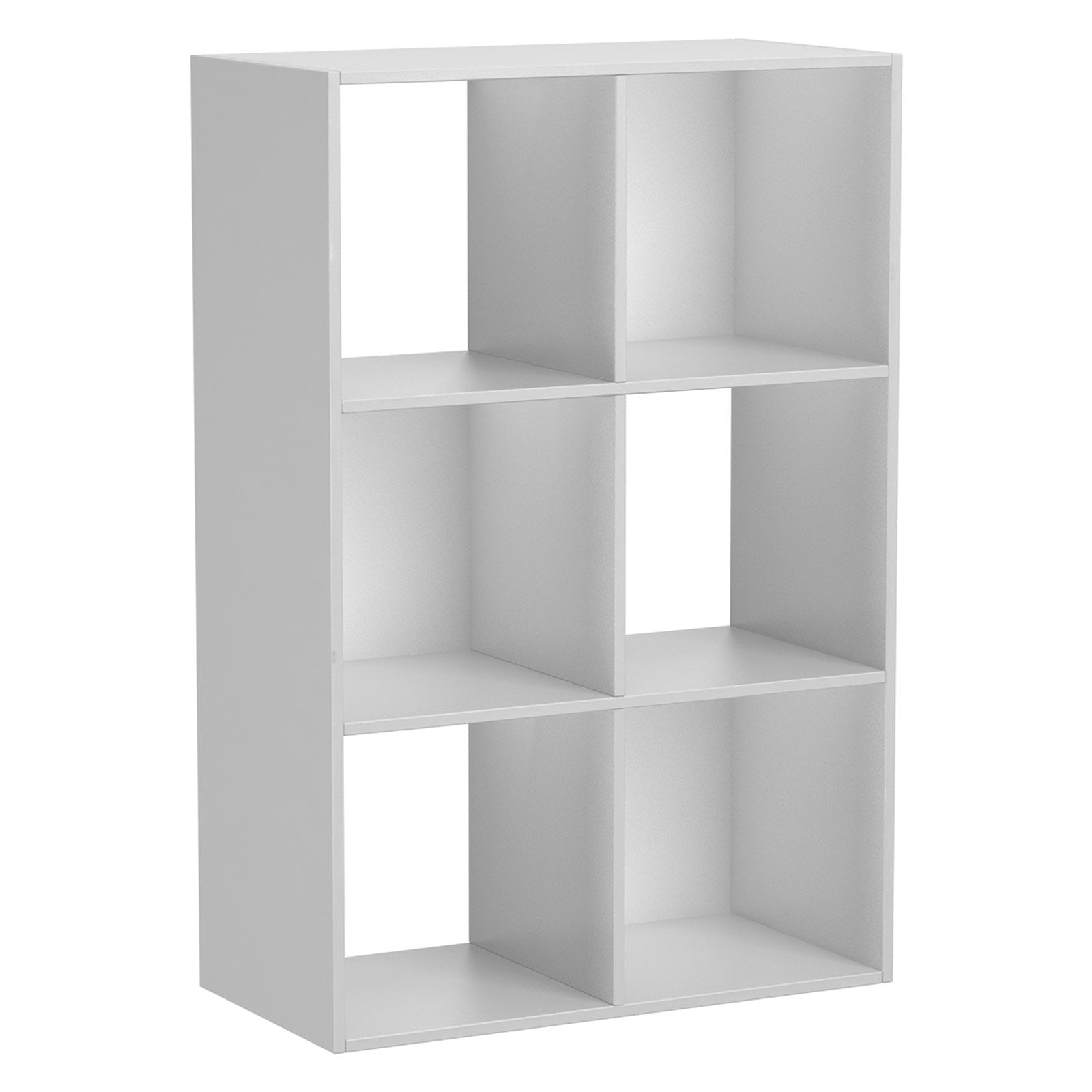 Homestar Wooden 6 Cube Organizer Bookcase Com