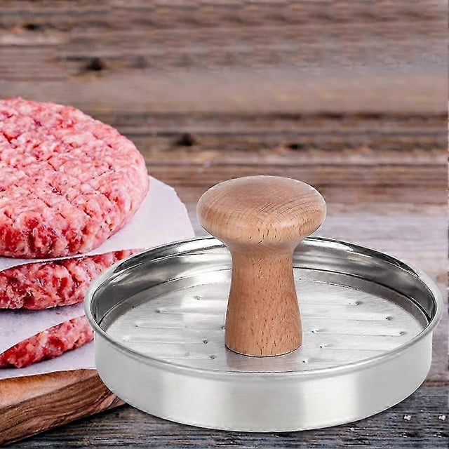 Prensa para hamburguesas de acero inoxidable 304 para uso doméstico, molde para hacer hamburguesas, herramienta de cocina