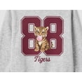 thumbnail image 2 of Wonder Nation Little Girls Crewneck Sweatshirt and Shorts Set, 2 Piece, Sizes 4-10, 2 of 3