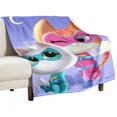 thumbnail image 2 of Manta SuperKitties de franela suave y acogedora con dibujos animados para niños y niñas, mantas de vellón cálidas de lujo para sofá, cama, camping, viajes, 40 x 50 pulgadas, 2 of 8