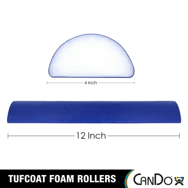 CanDo Half-Round Foam Roller, Blue