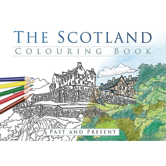 The Scotland Colouring Book : Past and Present (Paperback)