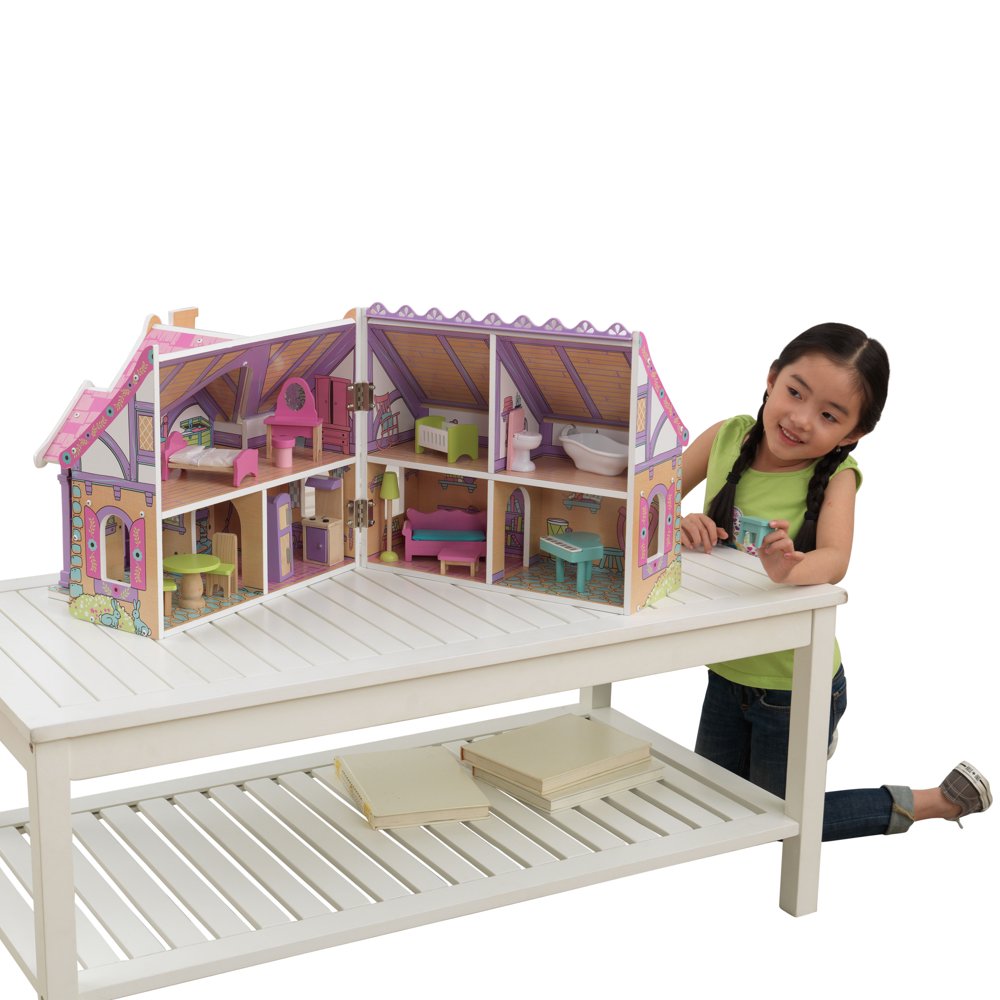 kidcraft wooden dollhouse