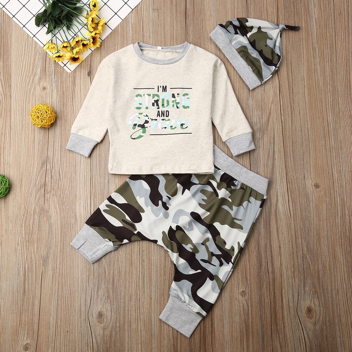 newborn camo hat