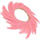 thumbnail image 4 of Garland Decor Faux Pampas Wreaths Artificial Flower Wreaths Homeowners Business Owners 56x56cm Pink 1Pcs, 4 of 5