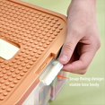 thumbnail image 5 of B Bloques de Construcción Caja de Almacenamiento de Juguetes para Tapas Contenedores de Plástico en Forma de Ladrillo para Niños Organizador Apilable para Artículos, 5 of 5
