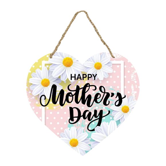 pdqouc Personalized Sunflower Wooden Sign Gifts for Mom, Customized Wooden Decor for Mother's Day & Birthday, Ideal Gift from Kids, Grandson