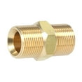 thumbnail image 2 of Solid Brass Garden Hose Quick Connect Pressure Washer Tap Adapter Accessory New, 2 of 6