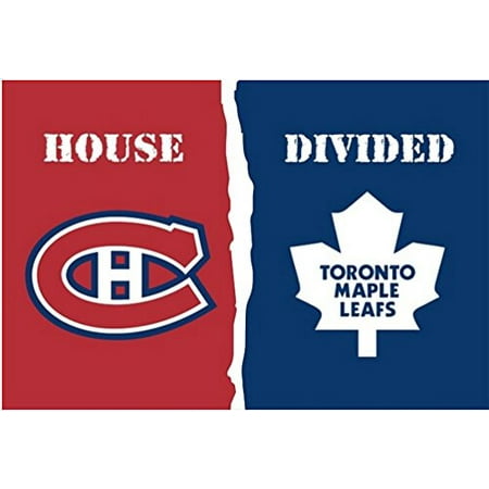 DEYOU Montreal Canadiens Toronto Maple Leafs Flag 3x5 Feet Banner Flag